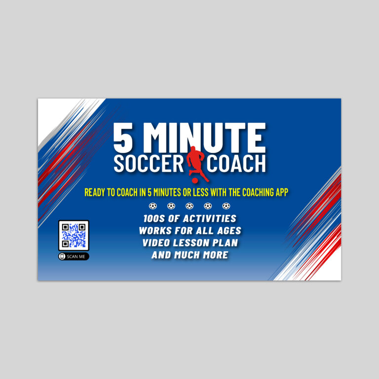 Logo - 5 Minute Soccer Coach Business Card Back 2022