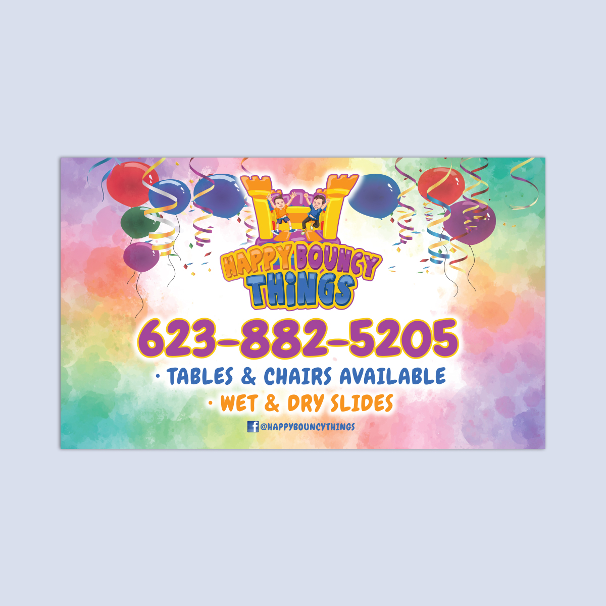 Happy Bouncy Things Business Card 2022