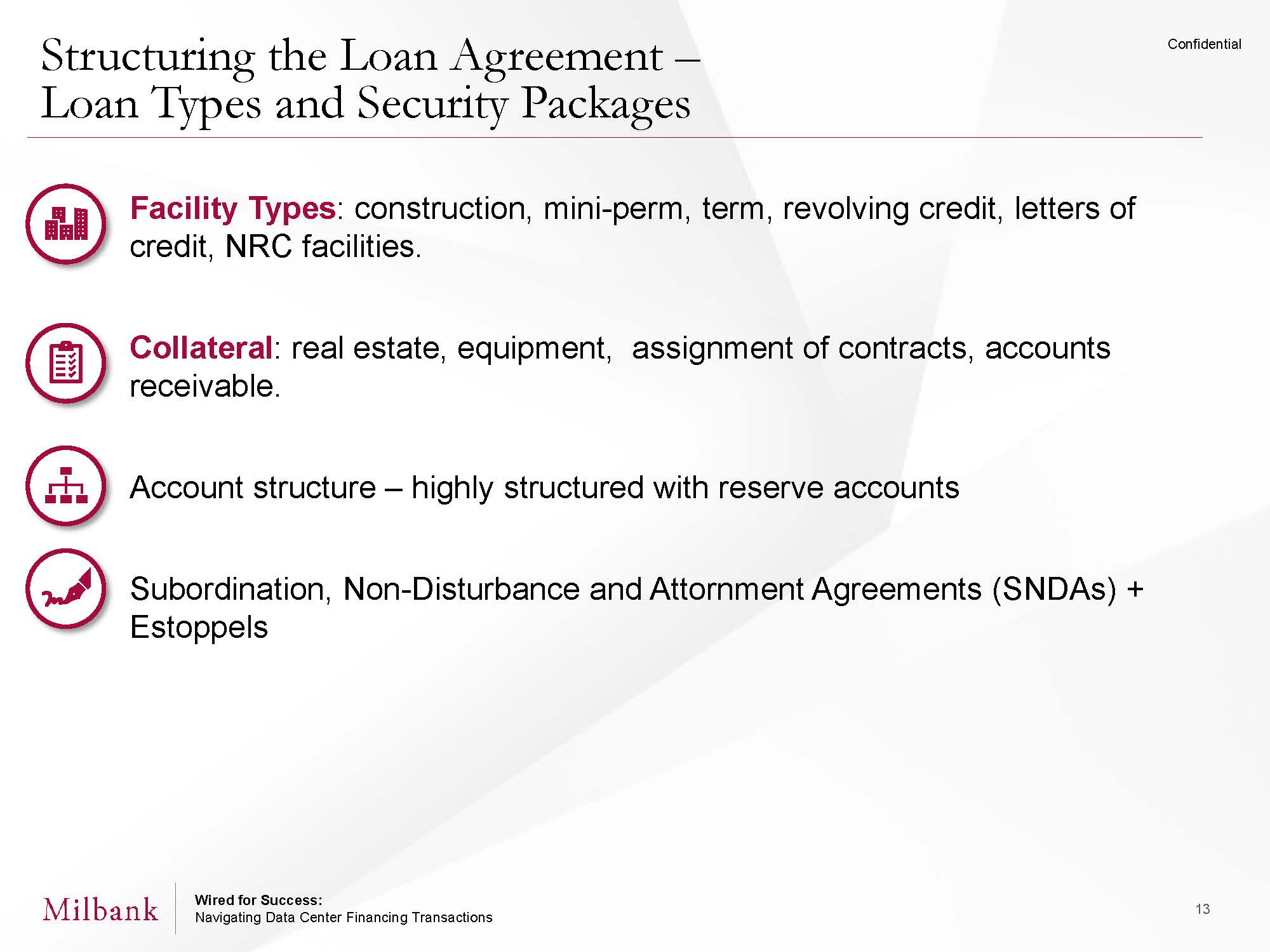 1-15256_PPT_Wired for Success - Data Center Financings Presentation_V2_Page_13