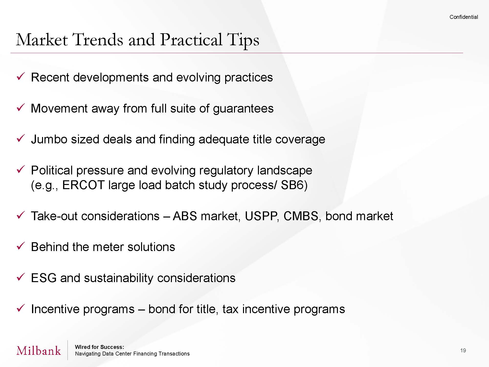 1-15256_PPT_Wired for Success - Data Center Financings Presentation_V2_Page_19