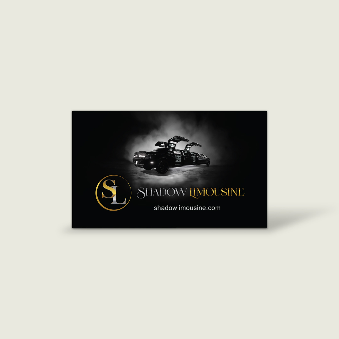 Shadow Limousine Business Card Front
