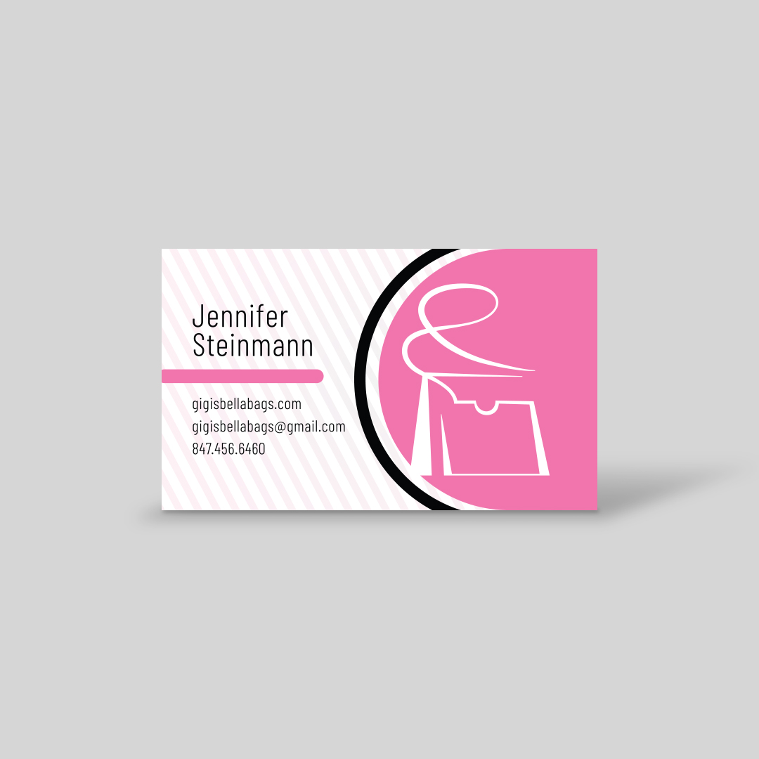 GiGi's Bella Bags Business Card Back